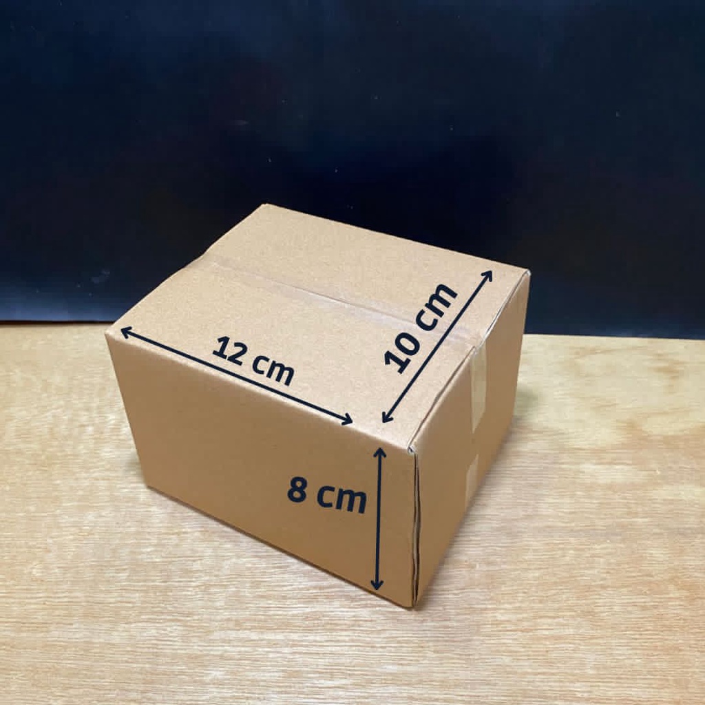 

Kardus box Mini karton dus packing BARU size 12x10x8 cm luar dalam POLOS