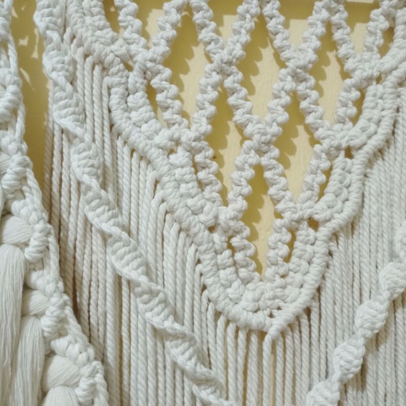 (Ready Stok) Macrame wall hanging / Hiasan dinding aesthetic / Room decoration