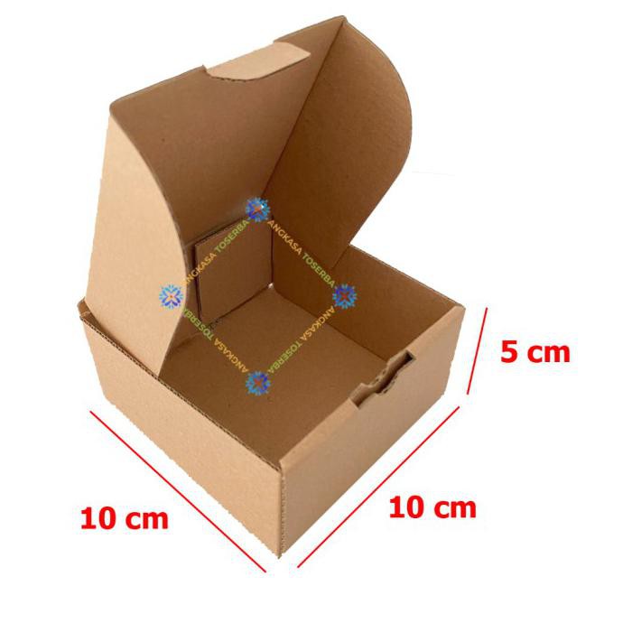 Kualitas Terbaik] Dus Hampers Polos 10X10X5Cm Kardus Karton Box Kotak Kado Souvenir