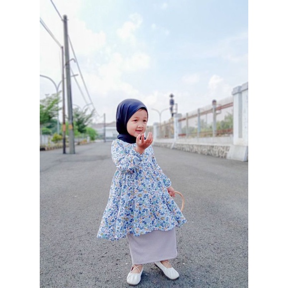 ROK SPAN ANAK PEREMPUAN BAHAN RIB