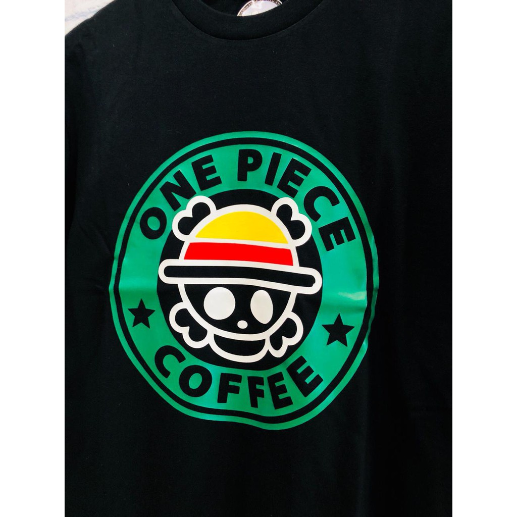 Kaos Anime Onepiece Coffee Black