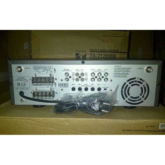 Amplifier TOA Mixer Ampli ZA2128M Stereo MW Original for Horn Speaker Column Corong Mesjid ZA-2128 M