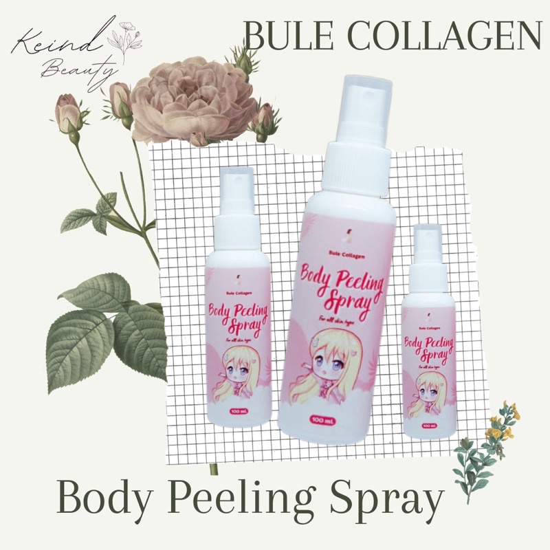 BODY PEELING SPRAY BULE COLLAGEN BODY BLEACHING BULE COLLAGEN BODY SCRUB BULE COLLAGEN BUDY SERUM BU