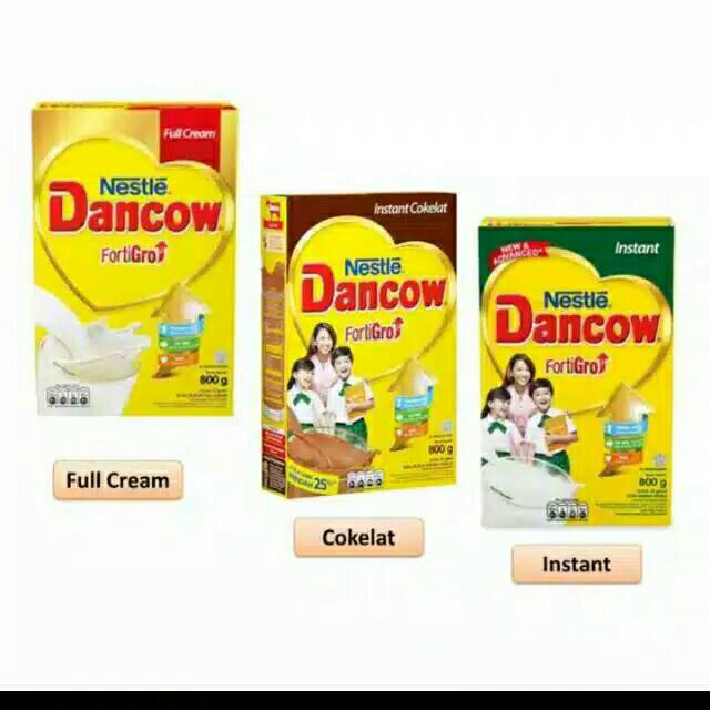 Jual Dancow 800 Gr Instant Putih Instant Cokelat Full Cream Indonesiashopee Indonesia 6811