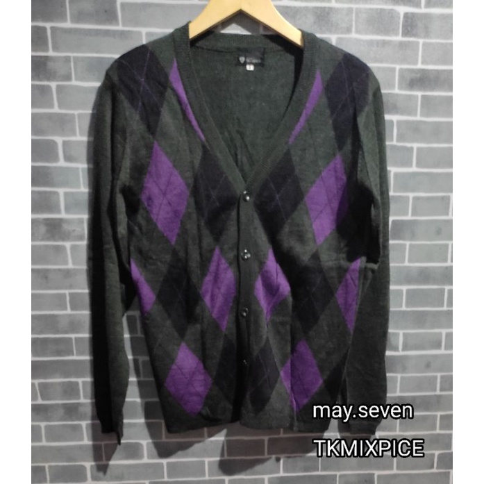 TKMIXPICE - Cardigan Ketupat Rajut