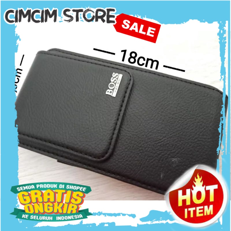 TAS KEKINIAN TERBARU TERMURAH / DOMPET HP KULIT PRIA 1 SLOT UKURAN 6'5 INCHI //SARUNG HP KULIT 1 RUA