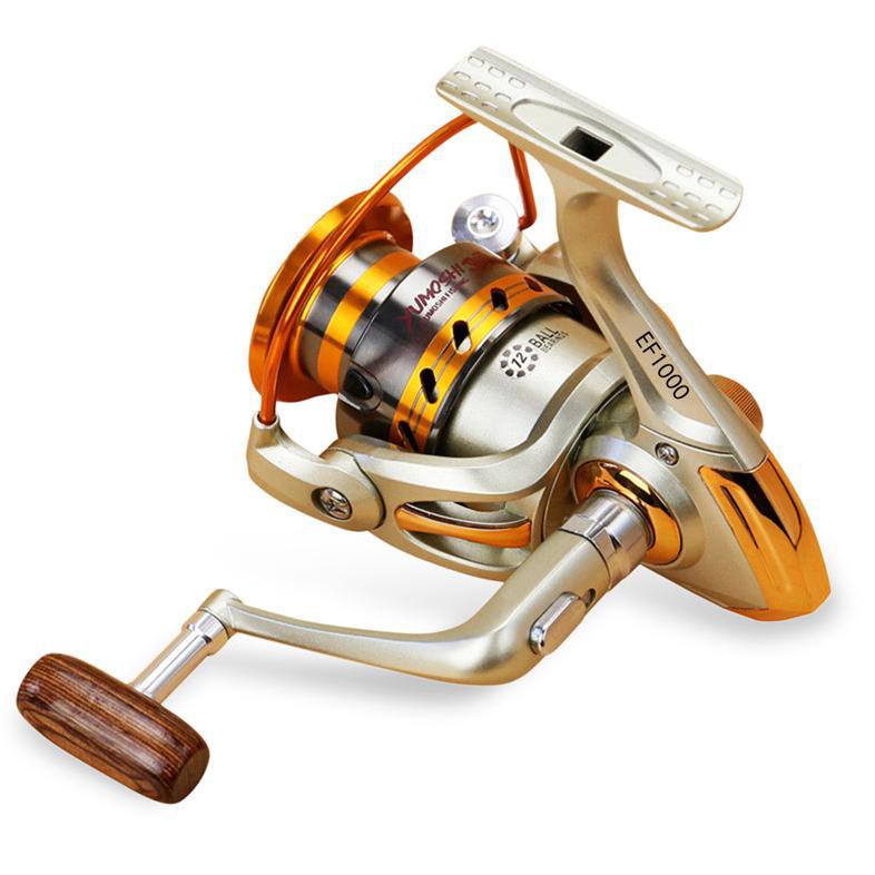 Grab Medan REELSKING EF5000 Reel Pancing Spinning 12 Ball Bearing YUMOSHI Silver