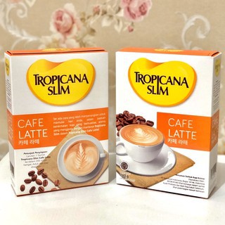 TROPICANA SLIM CAFE LATTE 14 GR ISI 10 SACHET