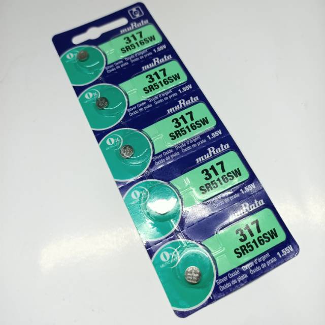 Batre battery Murata SR516SW 317 original asli batre jam tangan