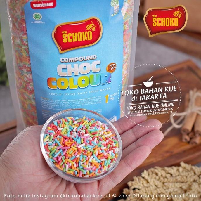 

Schoko Compound Choc Colour 250gr Meises Rainbow Mix Pelangi Sprinkle TERLARIS TERPERCAYA ORIGINAL