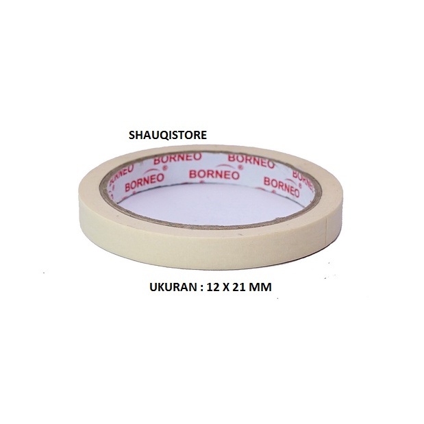 

Isolasi KERTAS / LAKBAN KERTAS UKURAN 12 X 21 MM
