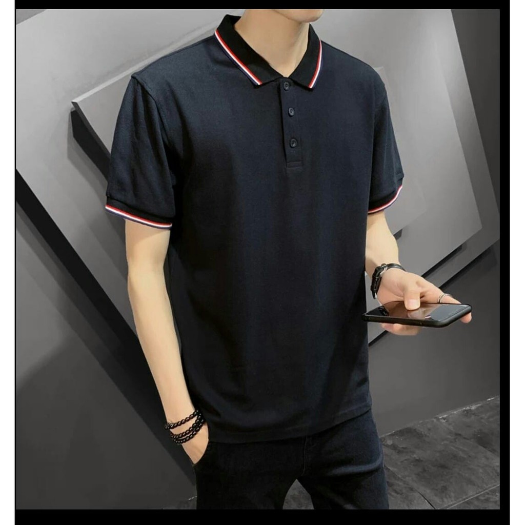 NEW Baju Polos Pria//Kaos Polo Pria//Kaos Kerah Lengan Pendek Galeo Wangky Good Quality NT