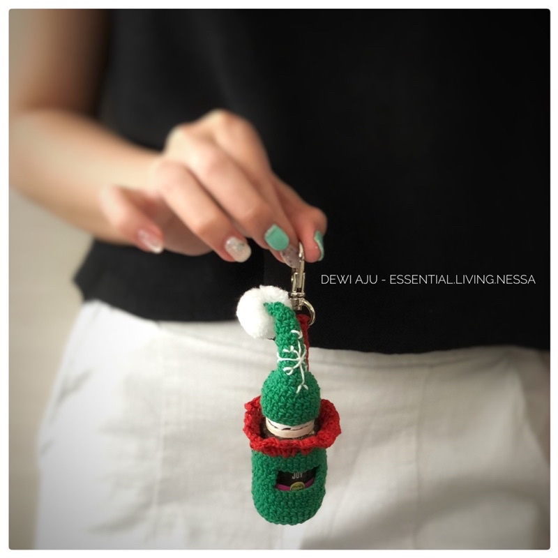 Crochet Handmade OIL HOLDER, gantungan oil Rajut