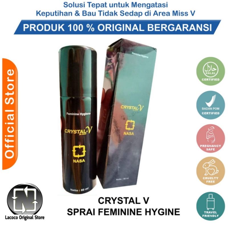 CRYSTAL V ASLI NASA CRYSTAL - V ORIGINAL NASA UNTUK KEWANITAAN