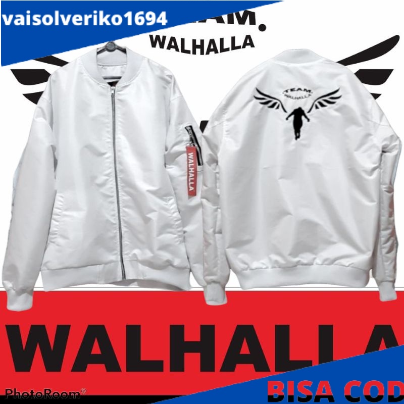 ((BISA COD)) TOKYO REVENGERS VALHALLA JAKET JACKET BOMBER ANIME WALHALLA