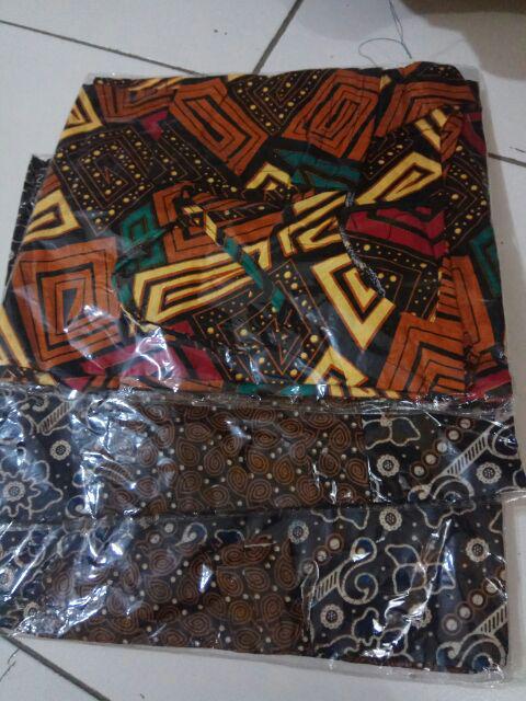 Batik Tunik Shibori Jumputan Terbaru Size S-3l / Hrb026 Yelbor Navbor / Biru Putih / Original.