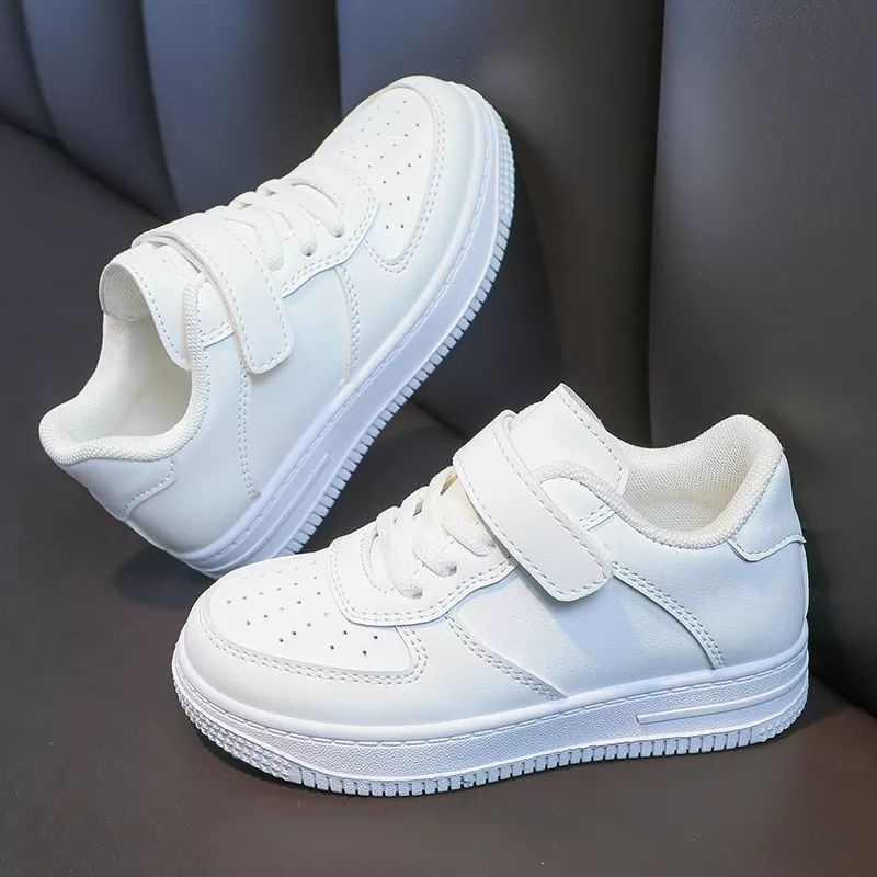 A06 Kids - Sneakers Anak - Anak Cowo Perempuan Putih Polos QQ