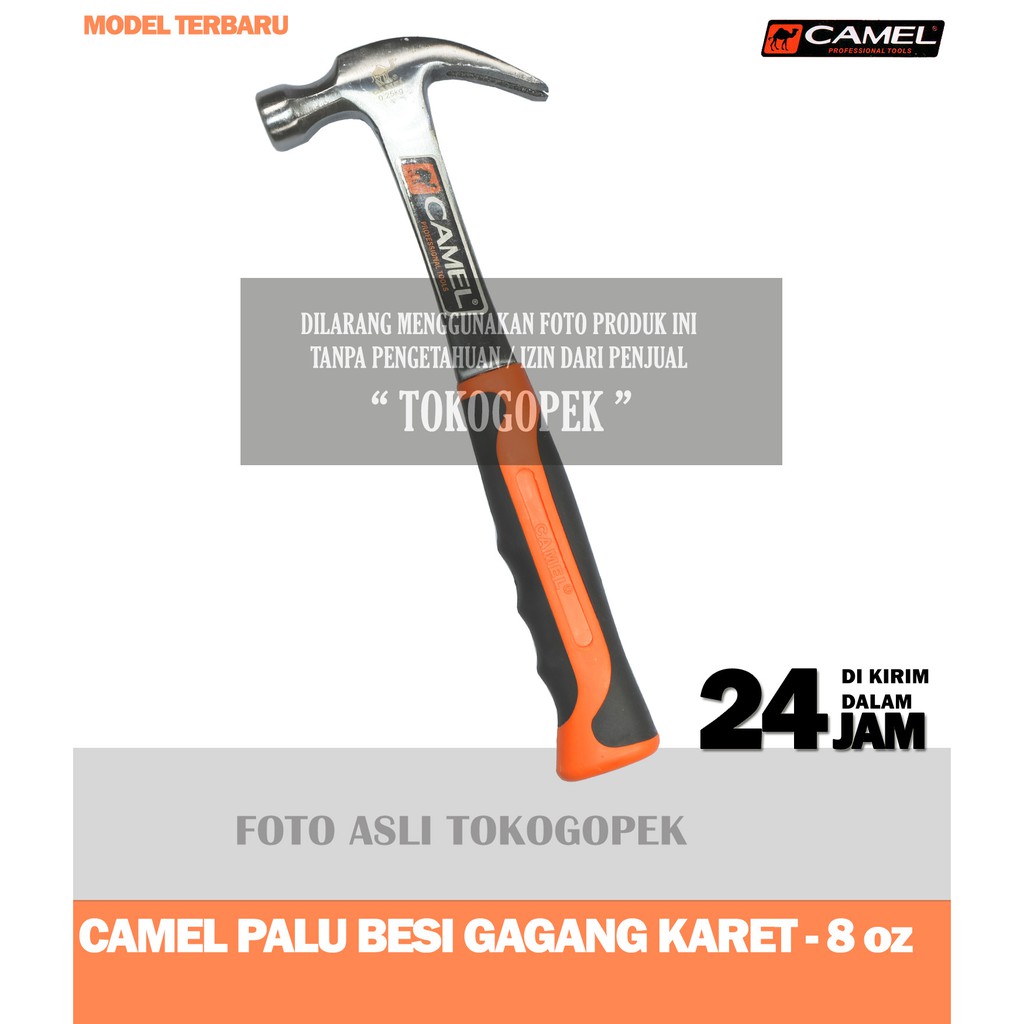 CAMEL PALU KAMBING RUBBER GRIP - PALU GAGANG BESI GRIP KARET 0.25kg