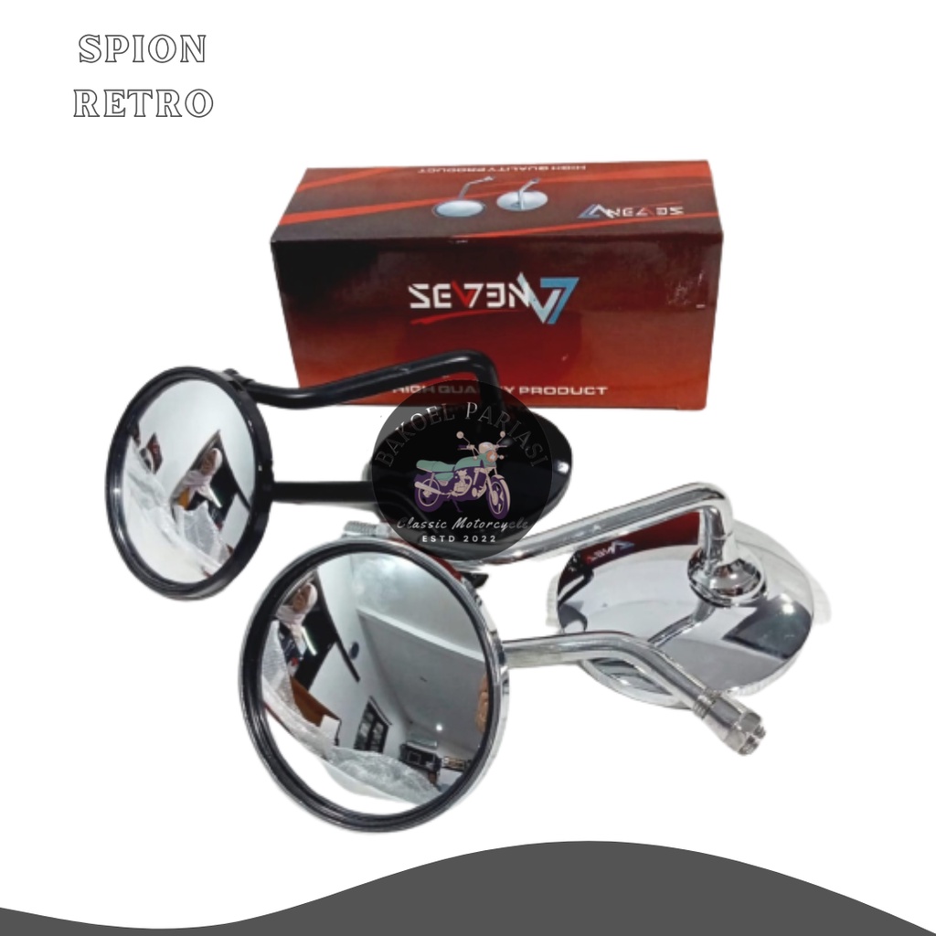 Spion Retro Honda Classic Bulat Kaca Cembung