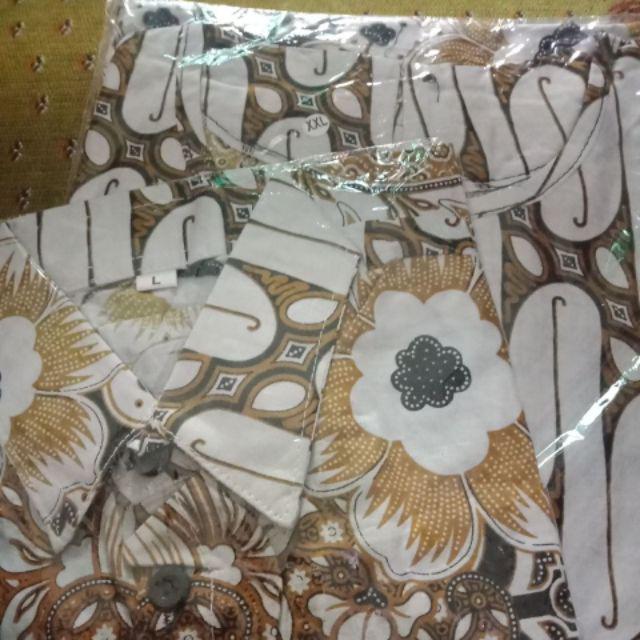 Batik Couple Keluarga Sania Ruffle Ori Ndoro Jowi Dnt Motif Seno Putih Terbaru High Quality
