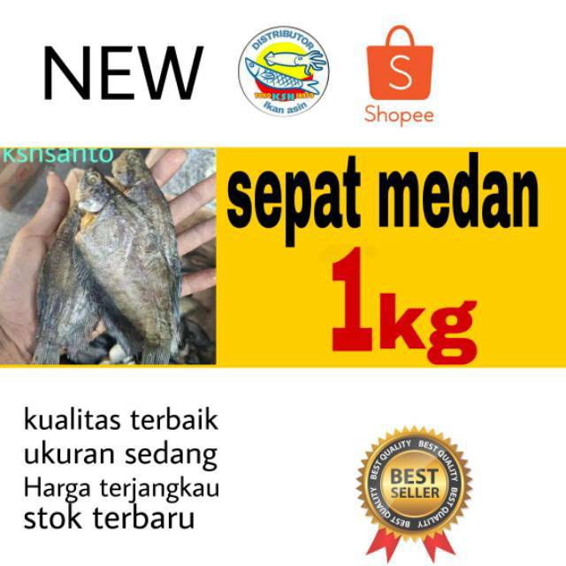 

Ikan asin sepat Medan-1kg