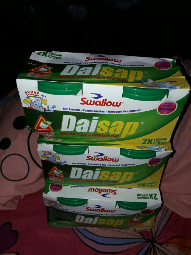 Swallow Daisap Penyerap Udara Lembab Yang Kuat Hijau 225ml