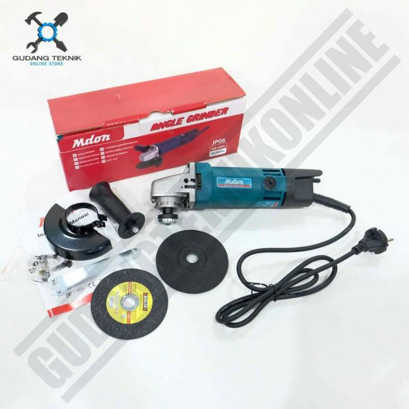 Mesin Gerinda Mdon JP06 - Grinda 4inch Disc Grinder Angle Grinder Mdon Gerinda