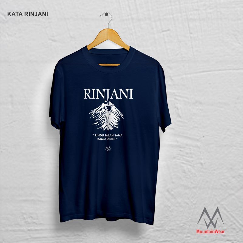 Kaos Pendaki Baju Gunung KATA RINJANI