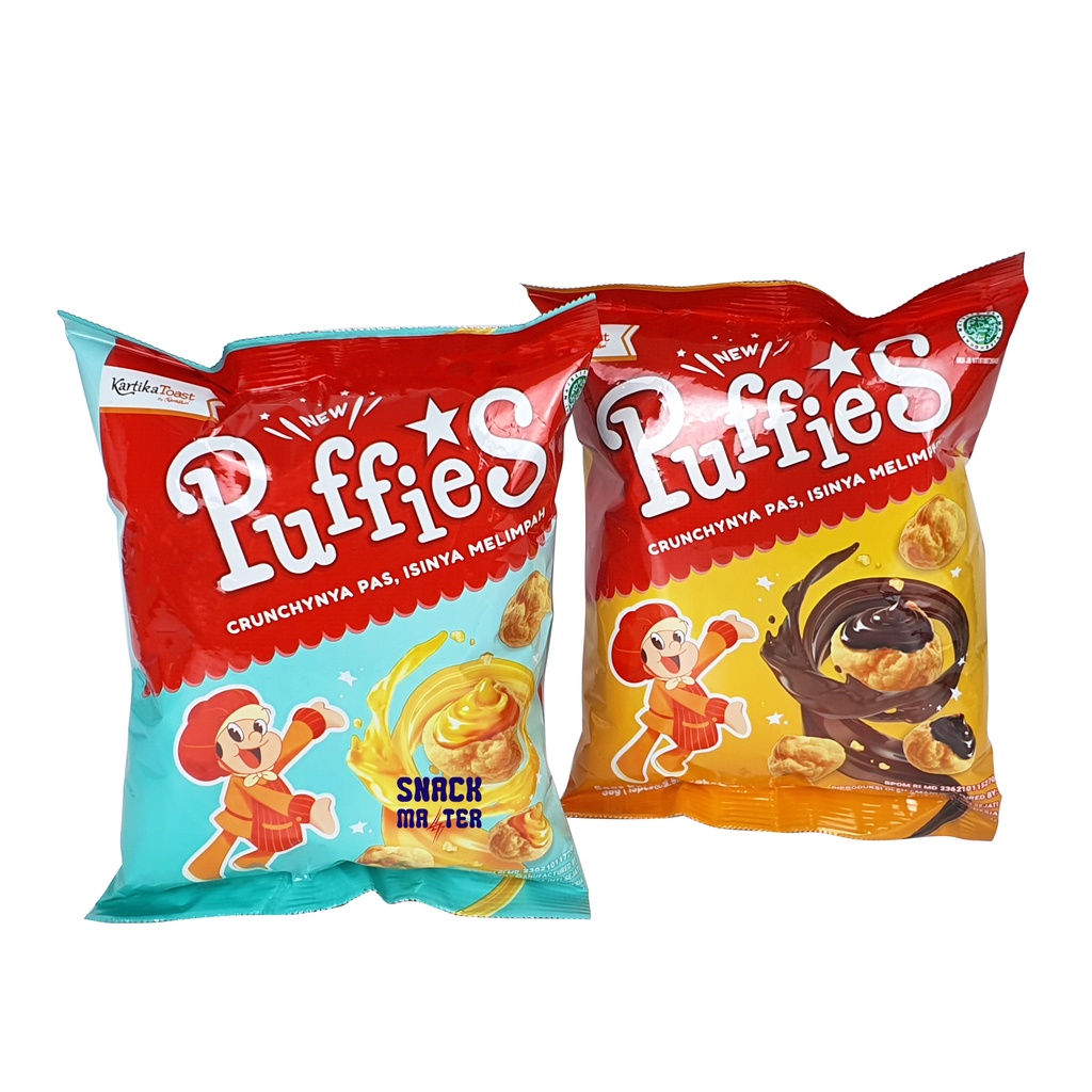 

Puffies Cream Soes Snack - Netto 38 gr