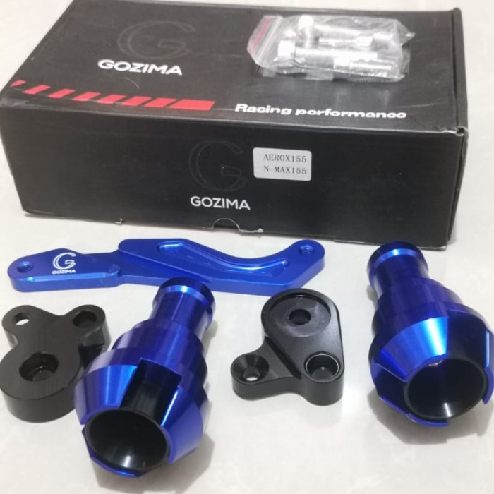 Jalu Slider Knalpot Kenalpot CNC Aluminium Full Aksesoris Nmax N max155 Aerox Lexi GOZIMA ORI