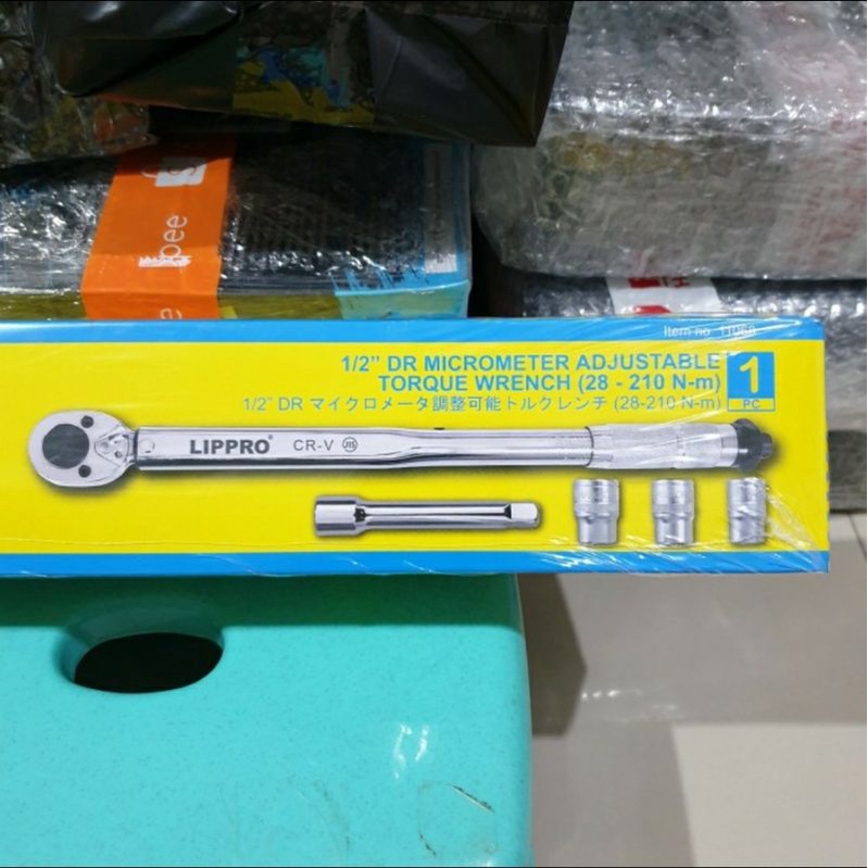 LIPPRO KUNCI TORSI TORQUE WRENCH GAGANG KUNCI MOMEN LIPPRO  28 - 210 NM