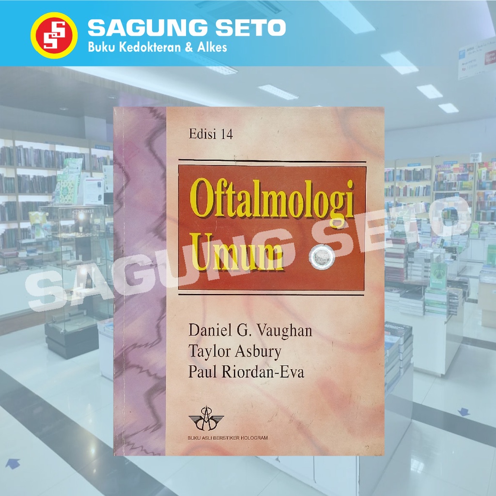BUKU OFTALMOLOGI UMUM EDISI 14/MATA-VAUGHAN (ISBN 9795190733)