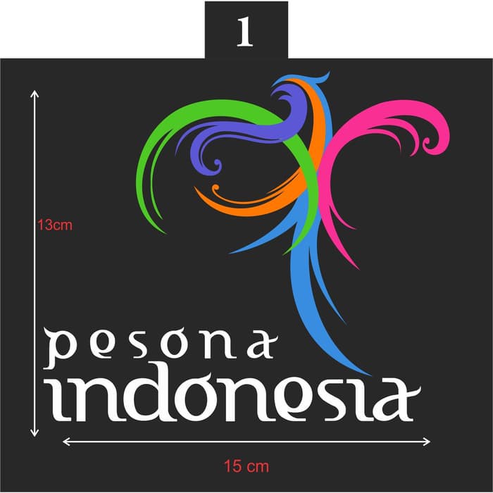 Ready Stock Sticker Stiker Cutting Pesona Indonesia Wonderfull