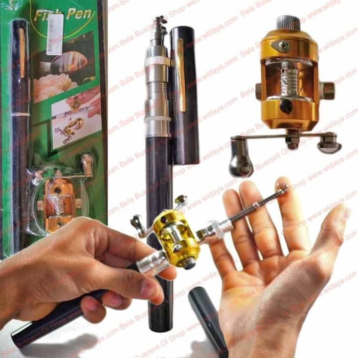 Tas | Alat Mancing Saku Pena Pancing Joran 160Cm Rel Pocket Fishing Rod 1.6M Best SELLER Berkualitas