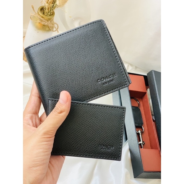 Coach Men Wallet With Card Wallet/ Dompen Lipat Coach [ORIGINAL]