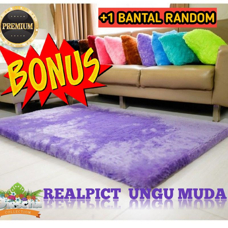 (PROMO)Karpet Bulu Empuk Murah Premium UK 150X100X4,5