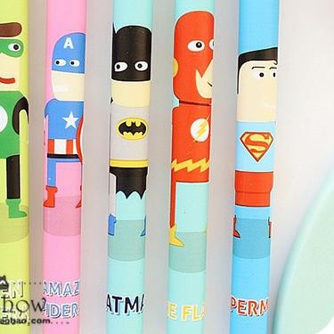 

♂ Pulpen Gel SET Super Heroes Warna-Warni (Isi 6) ✪