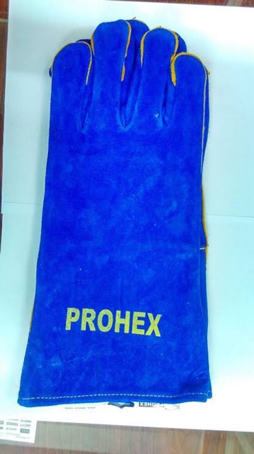 PROHEX Sarung tangan las kulit tebal 14” - 16”