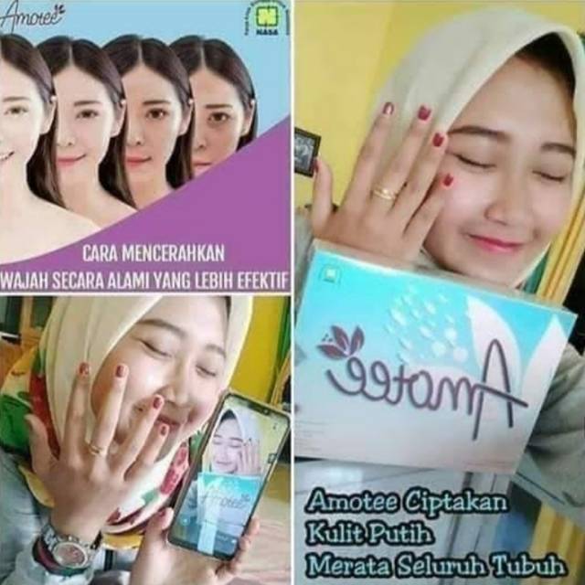 Amotee NASA / PEMUTIH BADAN / SERBUK HERBAL / PRODUK NASA