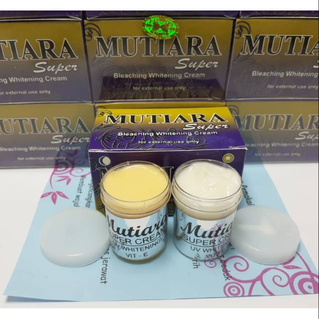 CREAM MUTIARA SUPER WHITENING BLEACHING