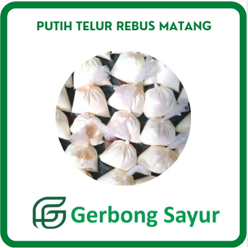 

Putih Telor Rebus / Putih Telur Rebus Matang 1 Pcs