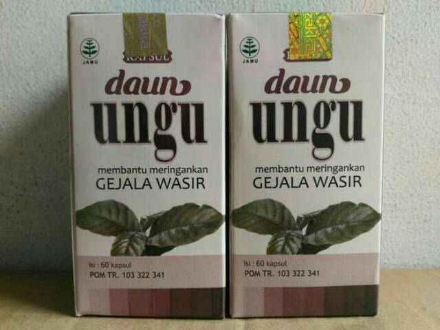 Kapsul Daun Ungu Tazakka Obat Herbal Wasir Ambein