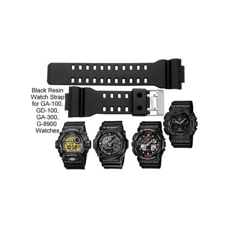 STRAP TALI JAM TANGAN CASIO G-SHOCK GA-100 GA-150  GA-110 GA-300 GA-700  RUBBER WATCH BEND