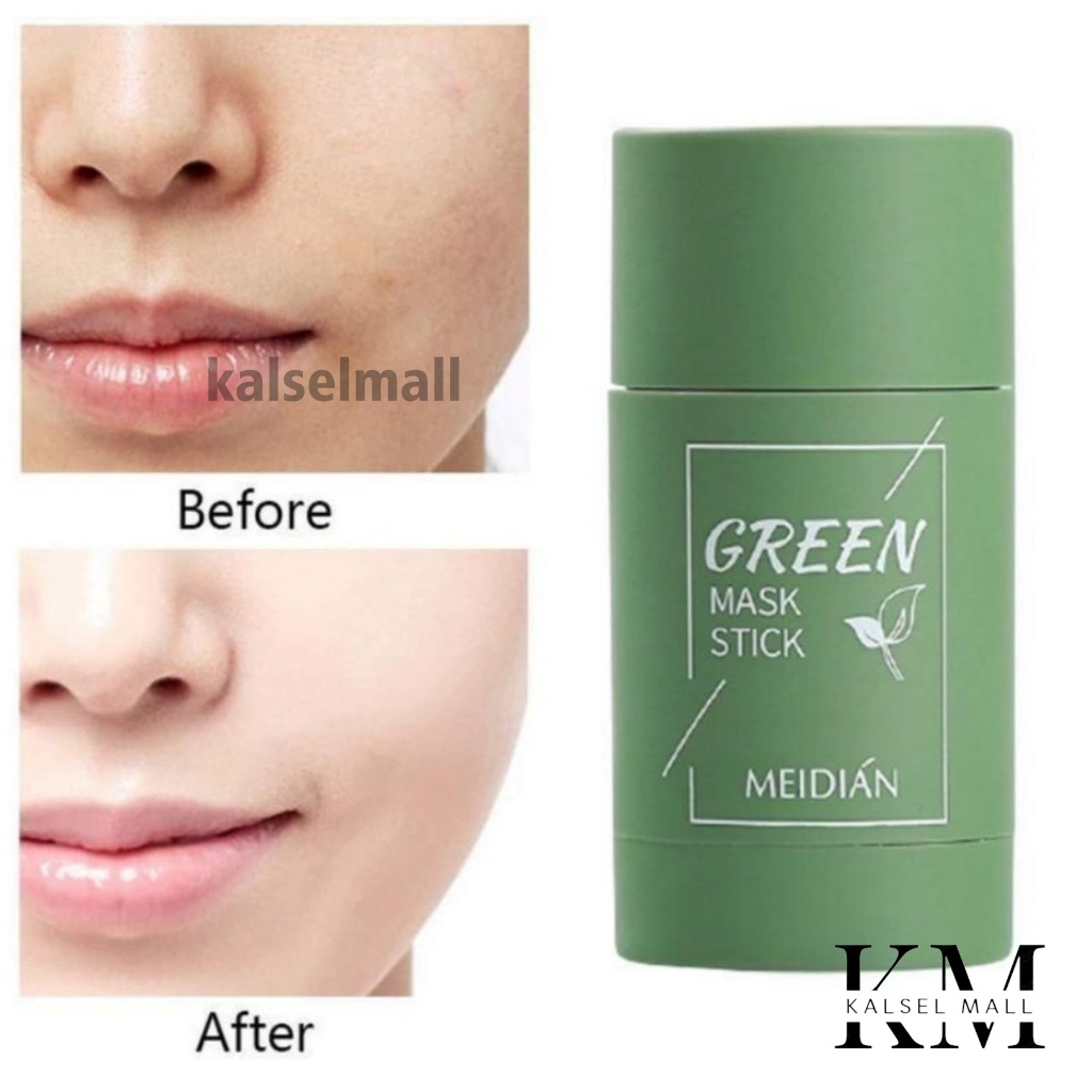 MEIDIAN ORIGINAL 100% Cream Krim Pencerah Wajah Glowing Pembersih Komedo Melembutkan Kulit Wajah Berminyak Jerawat Flek Fleg Muka Pemutih Wajah Wanita Pria Green Tea OC10