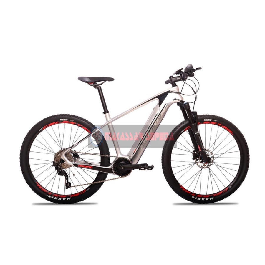 SEPEDA LISTRIK EBIKE MTB PACIFIC AVENGER E600 CARBON 10 SPEED DISCBRKE
