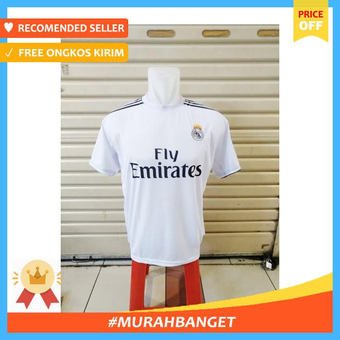 Jersey bola - baju jersey real madrid home baru 18 19 - sepak bola & futsal