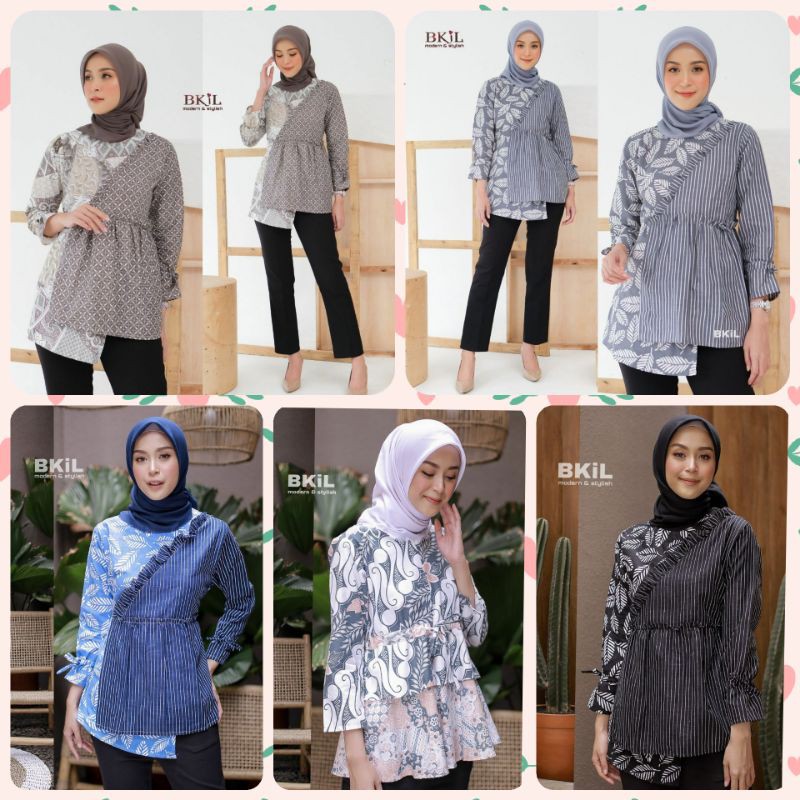 Atasan Batik Wanita PPBTK07 Modern Batik murah Cassual Atasanbatik Wanitabatik /Atasanwanita...