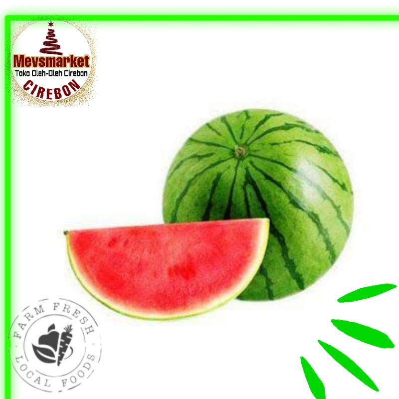 

Mevsmarketcirebon - Semangka Merah Conventional 1 pcs (Surabaya)