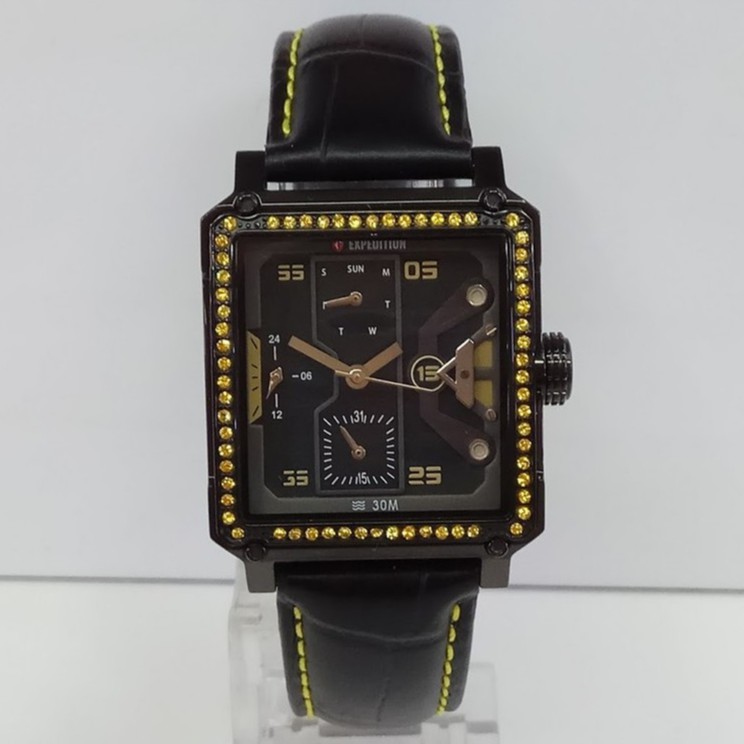 Jam Tangan Wanita Expedition E6695 Passion  Leather Strap