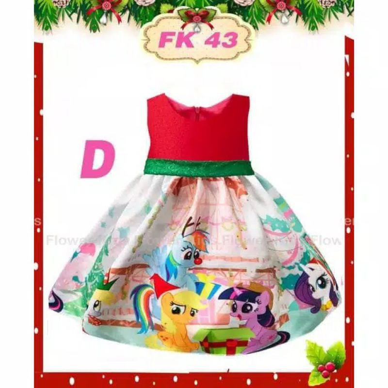 Baju Natal Anak Balita - Dress Christmas Baby balita